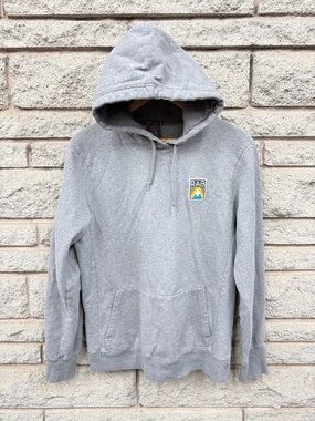 RAB Grey Pullover Hoodie with Chest Patch